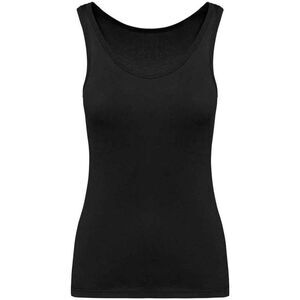 Kariban Womens/Ladies Plain Eco Friendly Tank Top / Black